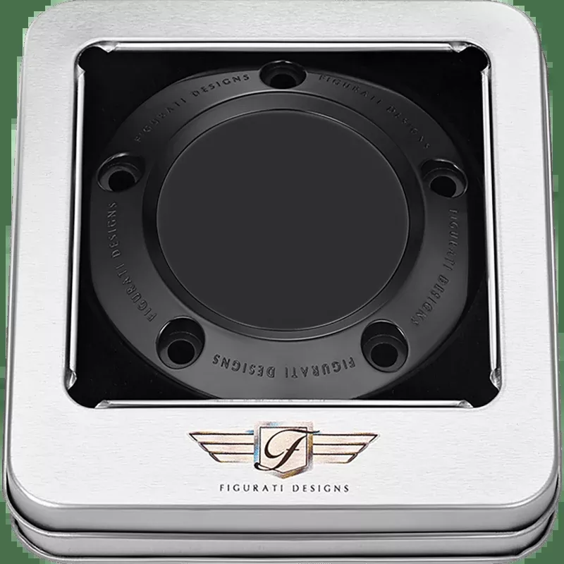 Figurati Designs Timing Cover Plain Black, 5-Hole