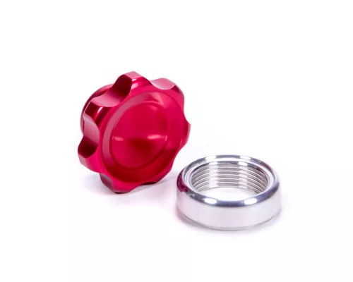 Filler Cap Red with Weld-In Aluminum Bung Small ALL36165