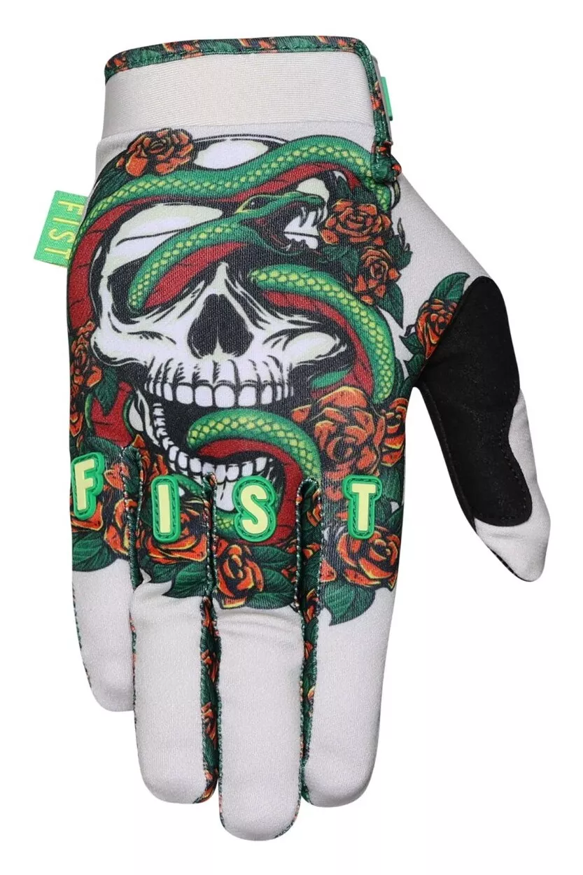 Fist Handwear Strapped Poison Gloves