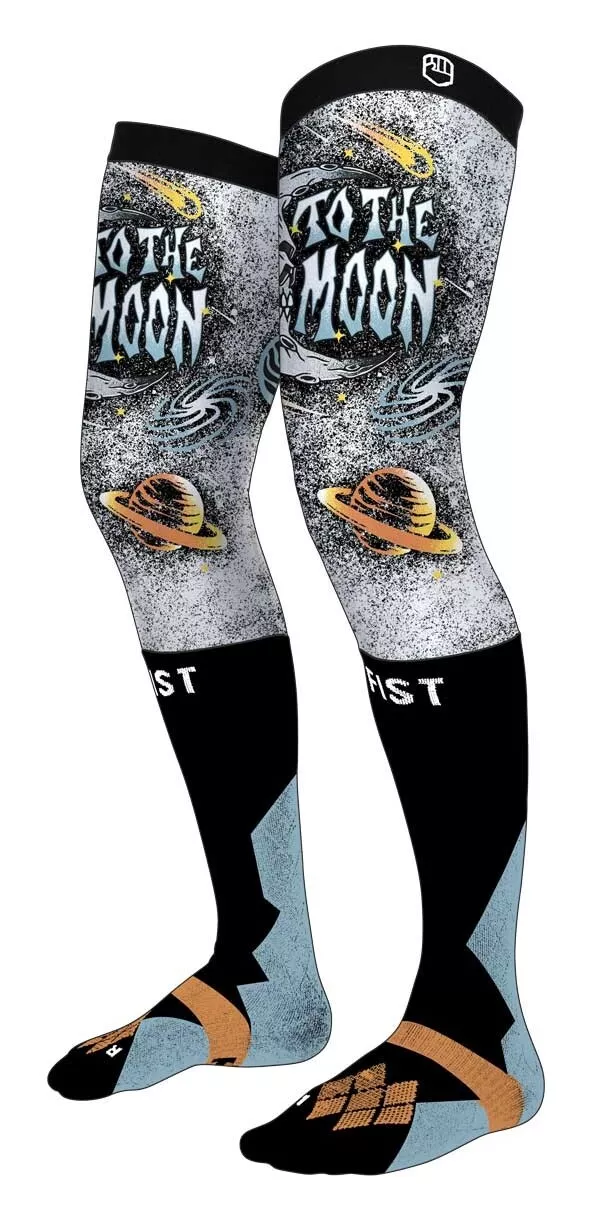 Fist Handwear To The Moon Knee Brace Socks