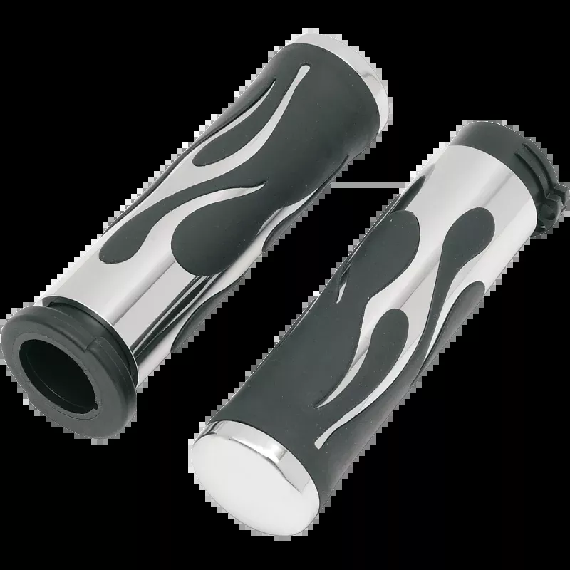 FLAMED GRIPS FOR HARLEY DAVIDSON MODELS 73 UP