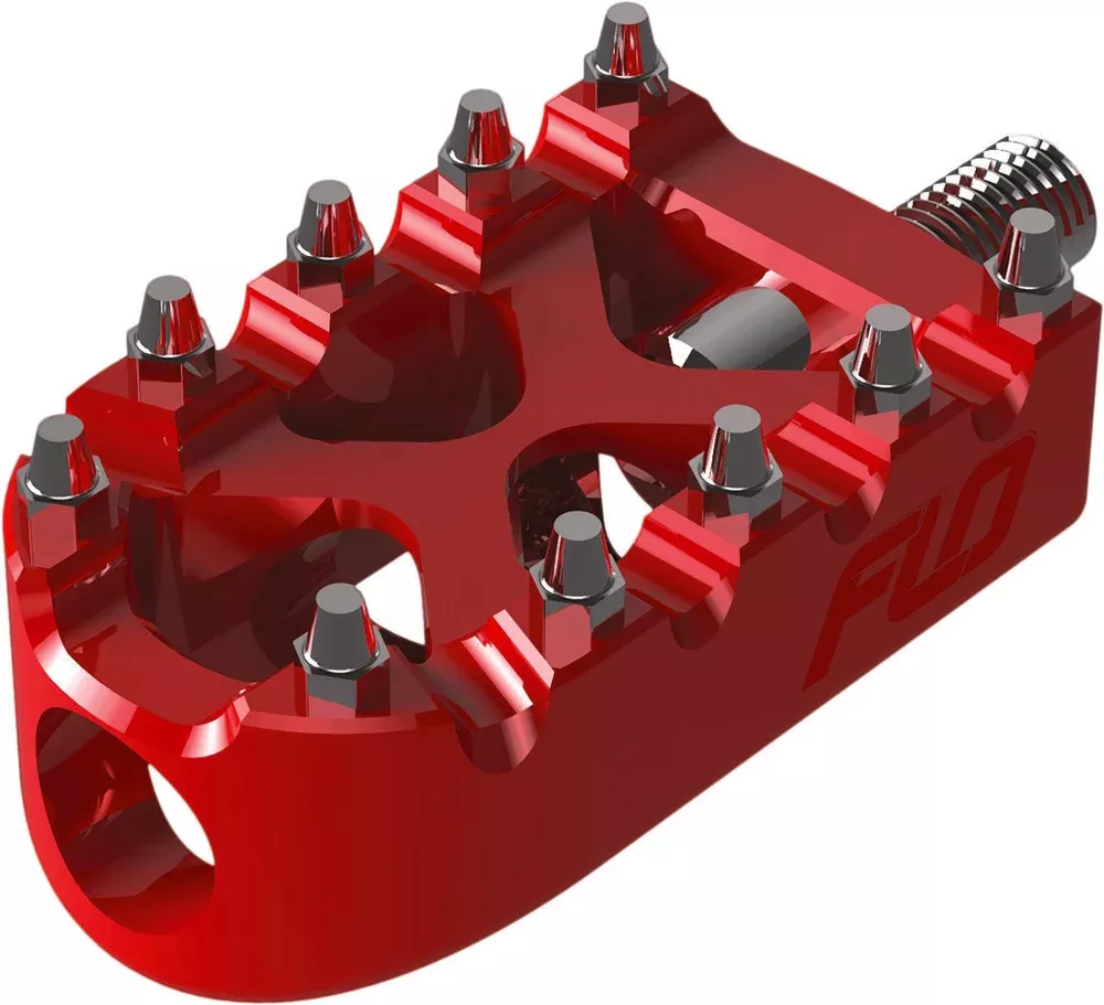 Flo Red Moto Style Shift Peg 55-18 Harley Dyna Touring Softail Sportster FLHX