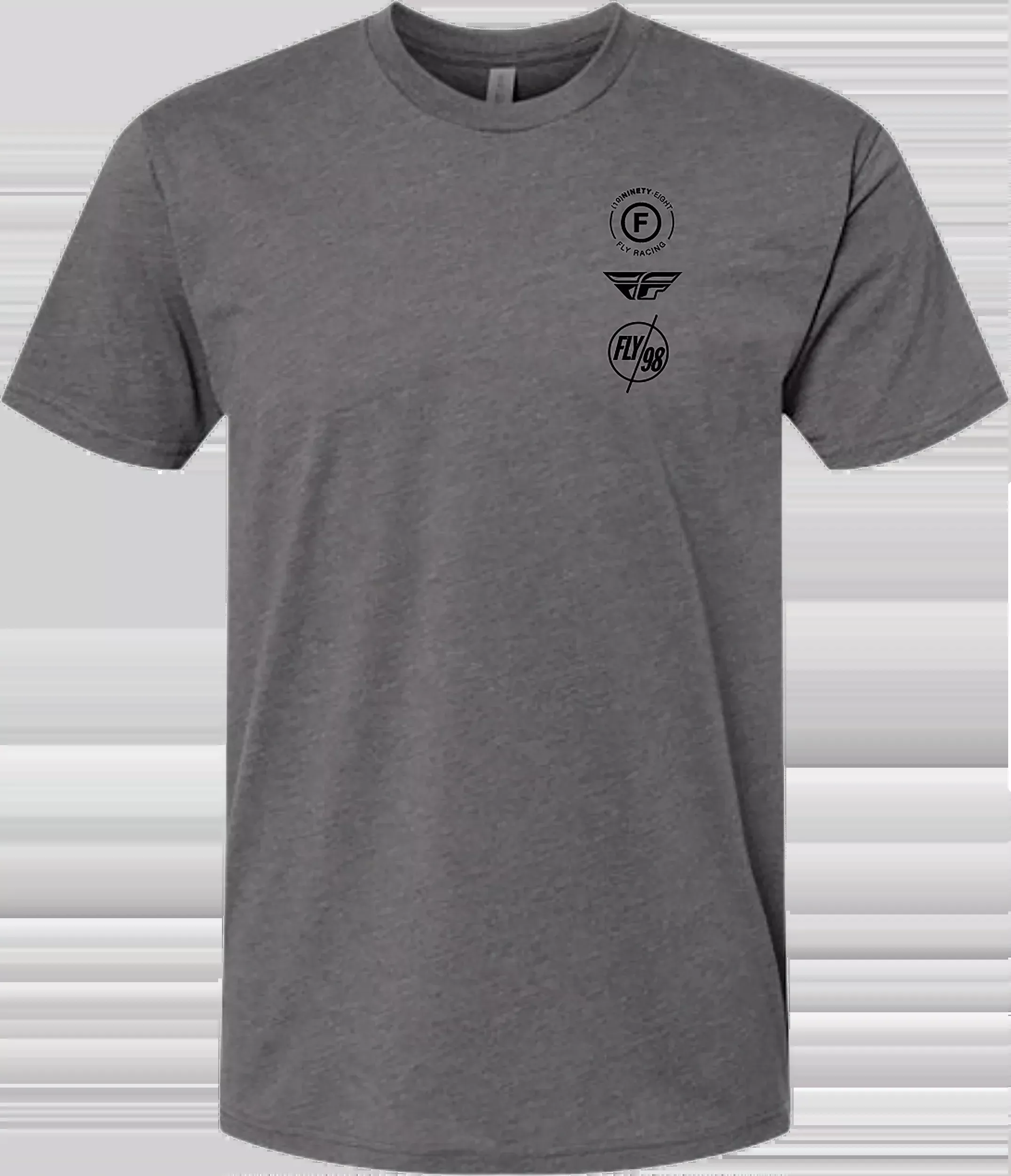 Fly Racing Fly Atom Tee Gunmetal Heather Md-354-0317M