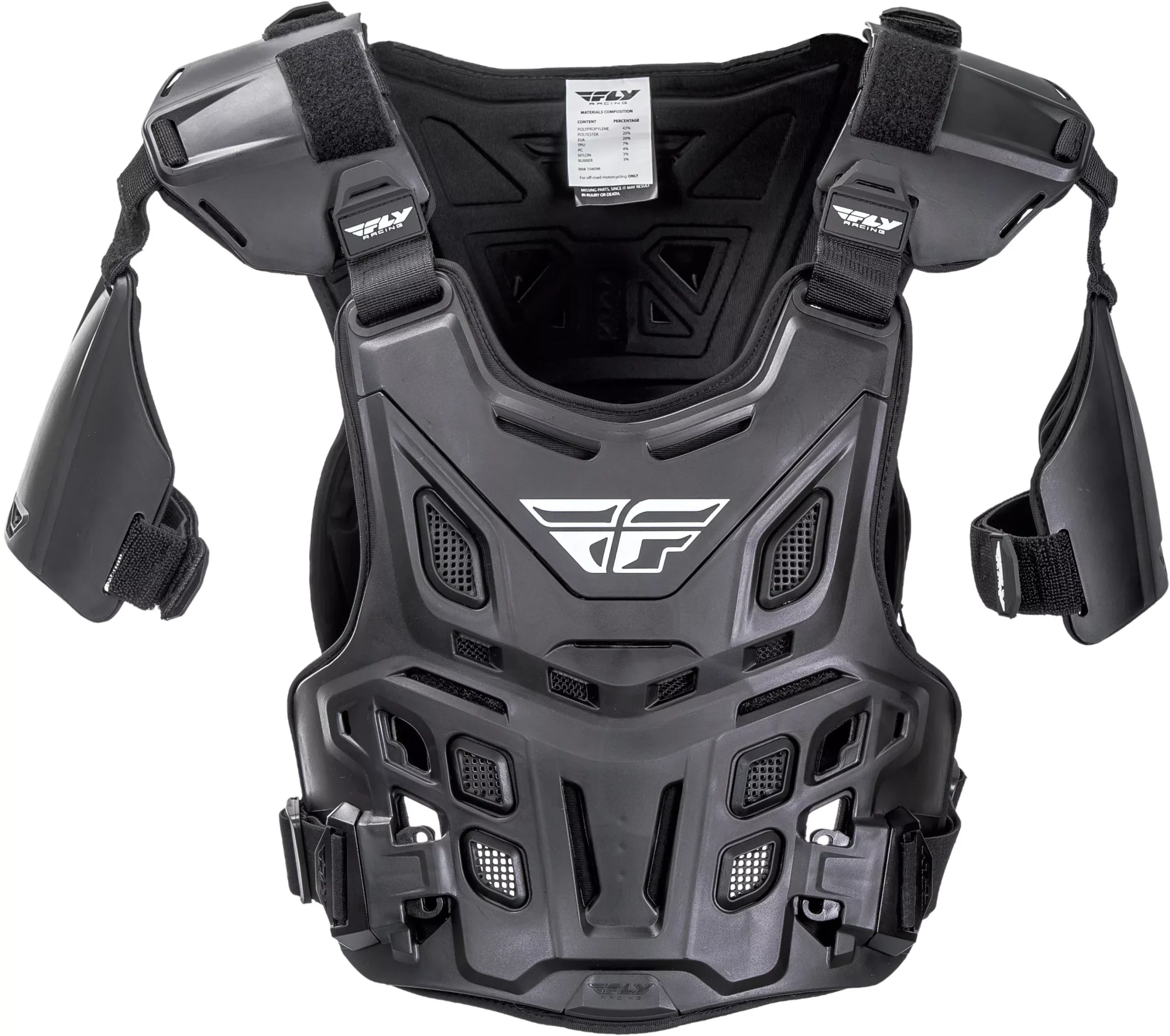 Fly Racing Revel Offroad Roost Guard Black-36-16045