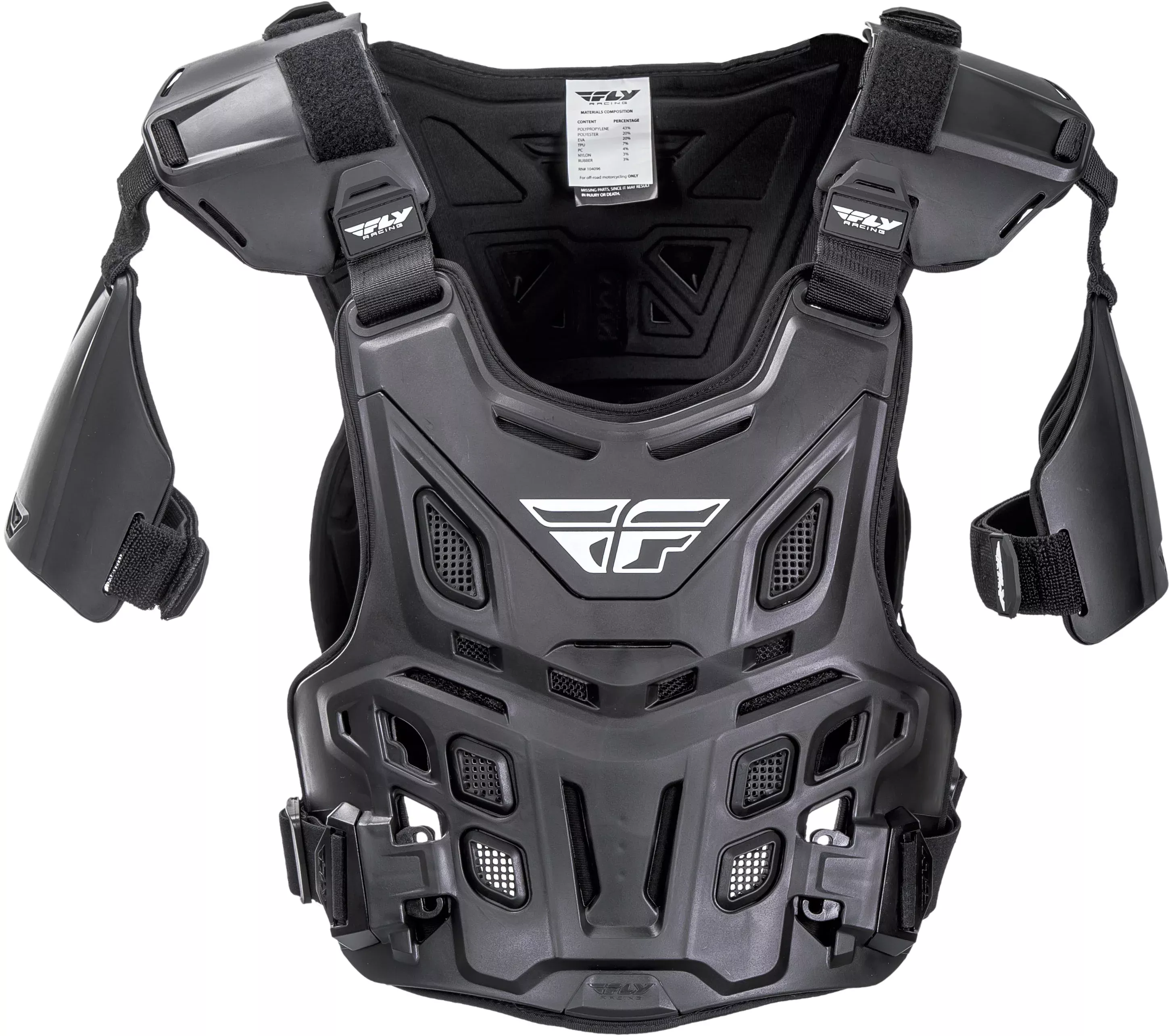 Fly Racing Revel Offroad Roost Guard Black-36-16045