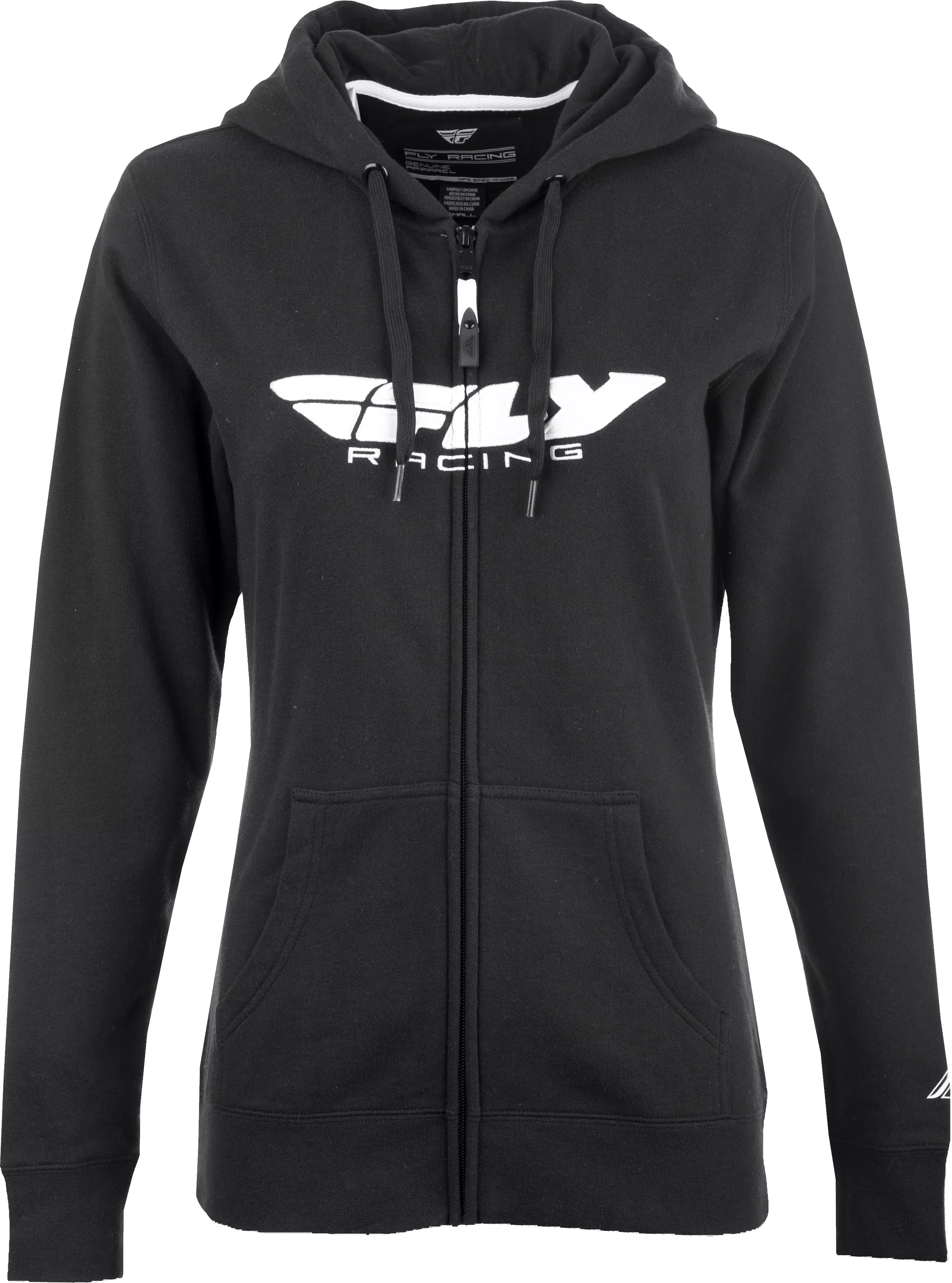Fly Racing Women'S Fly Corporate Zip Up Hoodie Black Xl-358-5090X