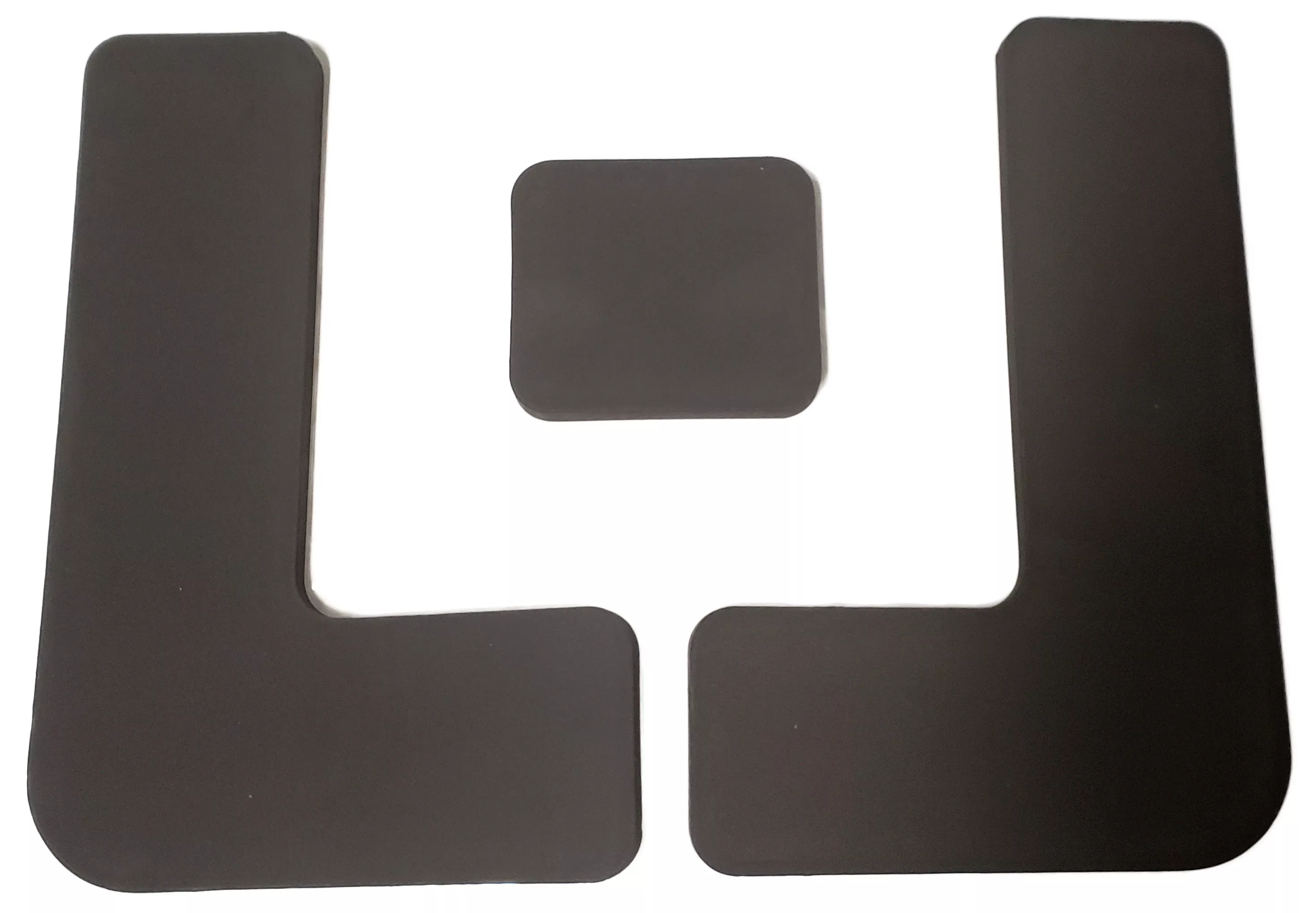 Foam Seat Padding Set Pre Cut 3 Piece; 1/2'' Thick