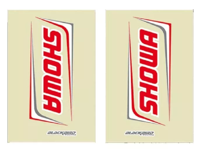 FORK DECAL SHOWA 2017 CLR/RED, BLACKBIRD DECAL SET 5045S1