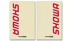 FORK DECAL SHOWA CLR/RED, BLACKBIRD DECAL SET 5045S