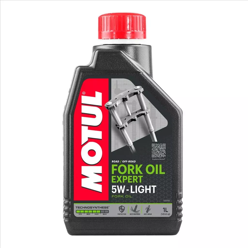 FORK OIL EXP L 5W 1 Litre, MOTUL 450094, BOX=6, Motorcycle, TECHNOSYNTHESE
