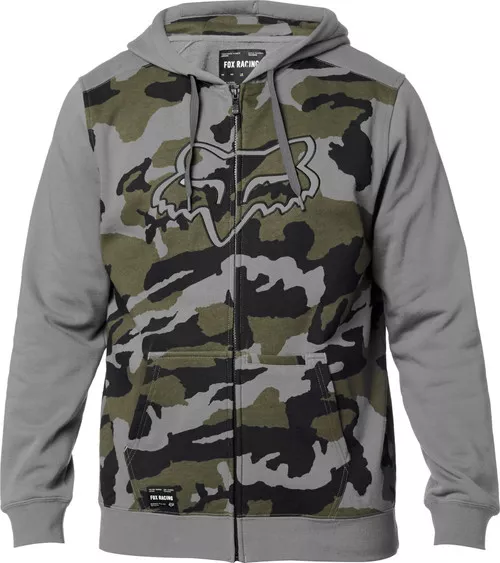 Fox Racing Destrakt Camo Mens Zip Up Hoody