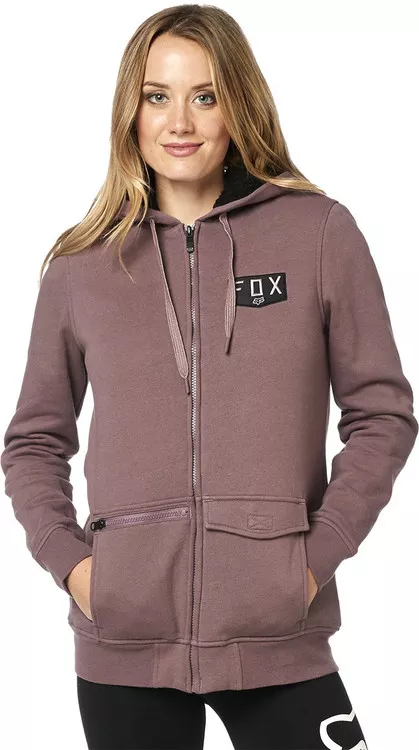 Fox Racing Lit Up Sherpa Womens Zip Up Hoody