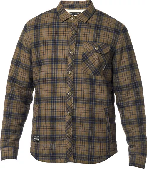 Fox Racing Mamma Tried Mens Sherpa Button Up Flannel Shirt