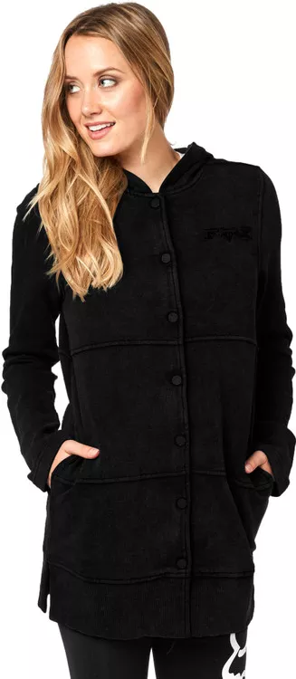 Fox Racing Risktaker Womens Snap Front Hoody