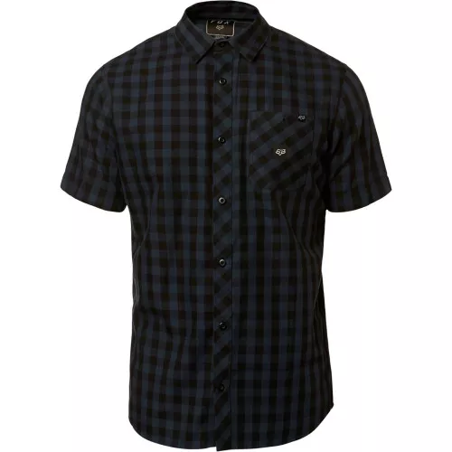 Fox Racing Troubled Mind Mens Short Sleeve Button Up Shirt