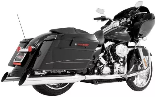 Freedom HD00244 Exhaust (Std True Duals Hdrs Chrome Bagger)