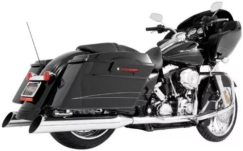 Freedom HD00245 Exhaust (Std True Duals Hdrs Black Bagger)