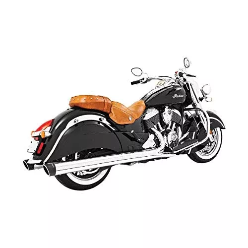 Freedom IN00029 Exhaust (Liberty Slip-On Chrome With Black Tip 4″)