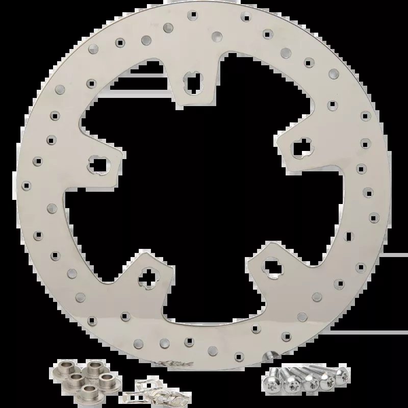 FRONT BRAKE ROTORS 11.5″ POLISHED 00-07 HARLEY BAGGERS (LUG MOUNT)
