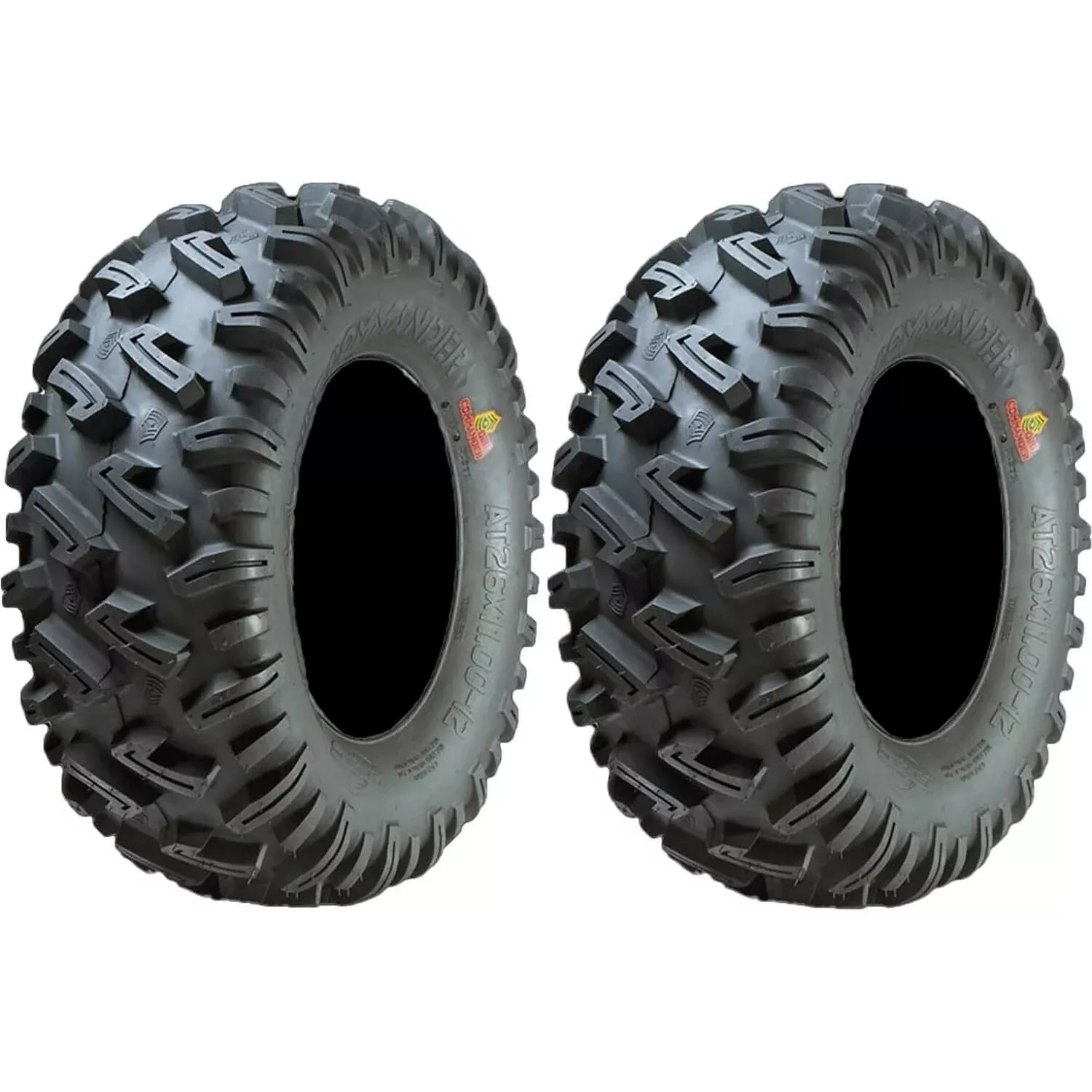 GBC Dirt Commander ATV UTV Tire 8Ply 25×8.00-12 Pack of 2
