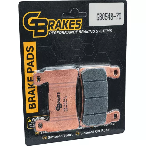 GBrakes HH Sintered Brake Pads for 2015-2026 Harley Softail - Repl. OEM 41300102
