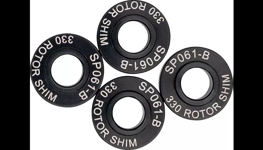 GBrakes Oversized Front Radial Brake Caliper Bracket Shims for 13" Rotors - Sold Individually