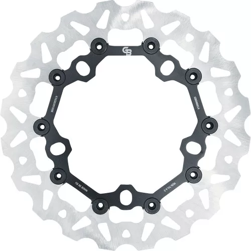 GBrakes Wave Front Brake Rotor for 2014-2023 Harley Touring Lug Mount