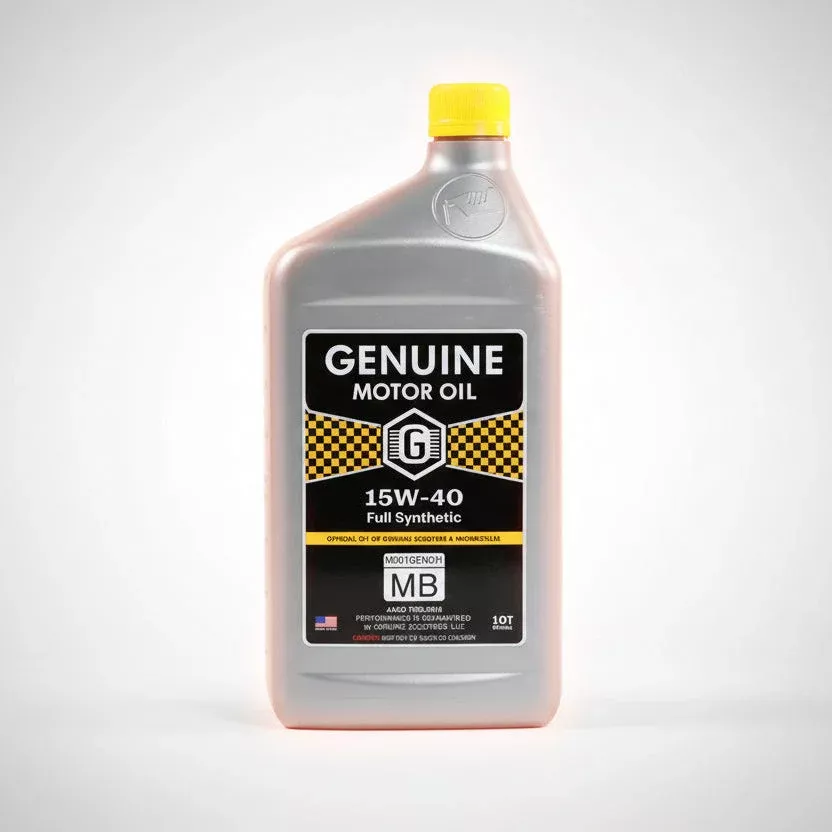 Genuine 15W-40 Full Synthetic Scooter Oil (JASO MB) – 1 Qt