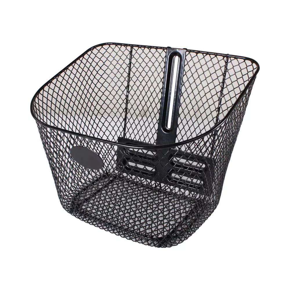 Genuine Buddy Front Basket by Prima – Black Metal Mesh