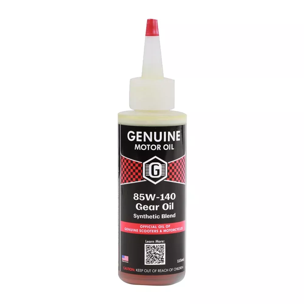 Genuine Motor Oil: 85W-140 Gear Oil; 115 mL