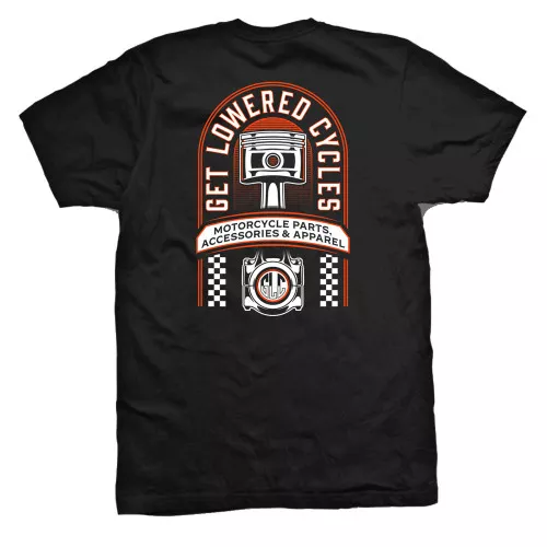 Get Lowered Piston Shop T-Shirt