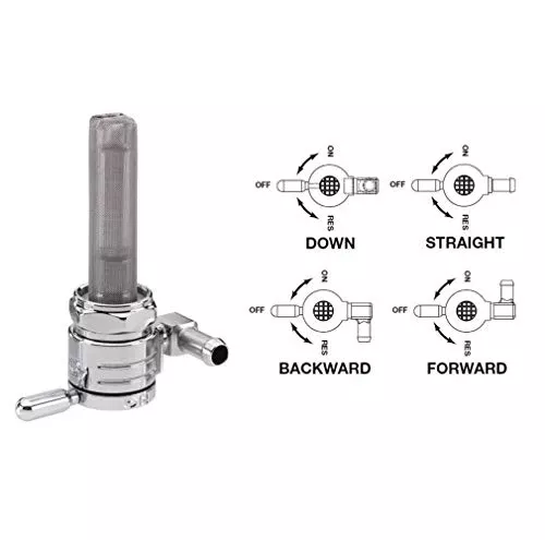 Golan Products 75-516D-CS 3/8 NPT Petcock DNWD Chrome (5/16 Hose)