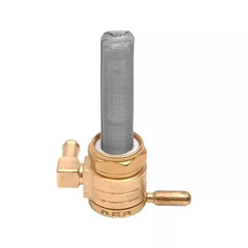 Golan Products 76-312S-BS 22mm Petcock STRT Brass (5/16 Hose)