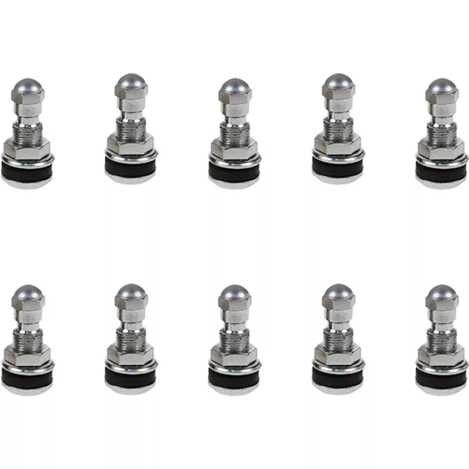 GR-5991B Chrome Clamp In Valve Stem for .453 and .625 Valve Holes Pack of 10