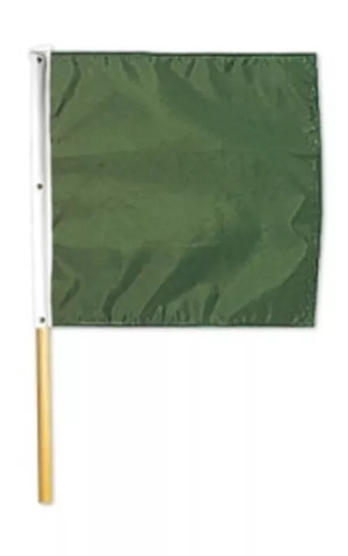Green Racing Flag