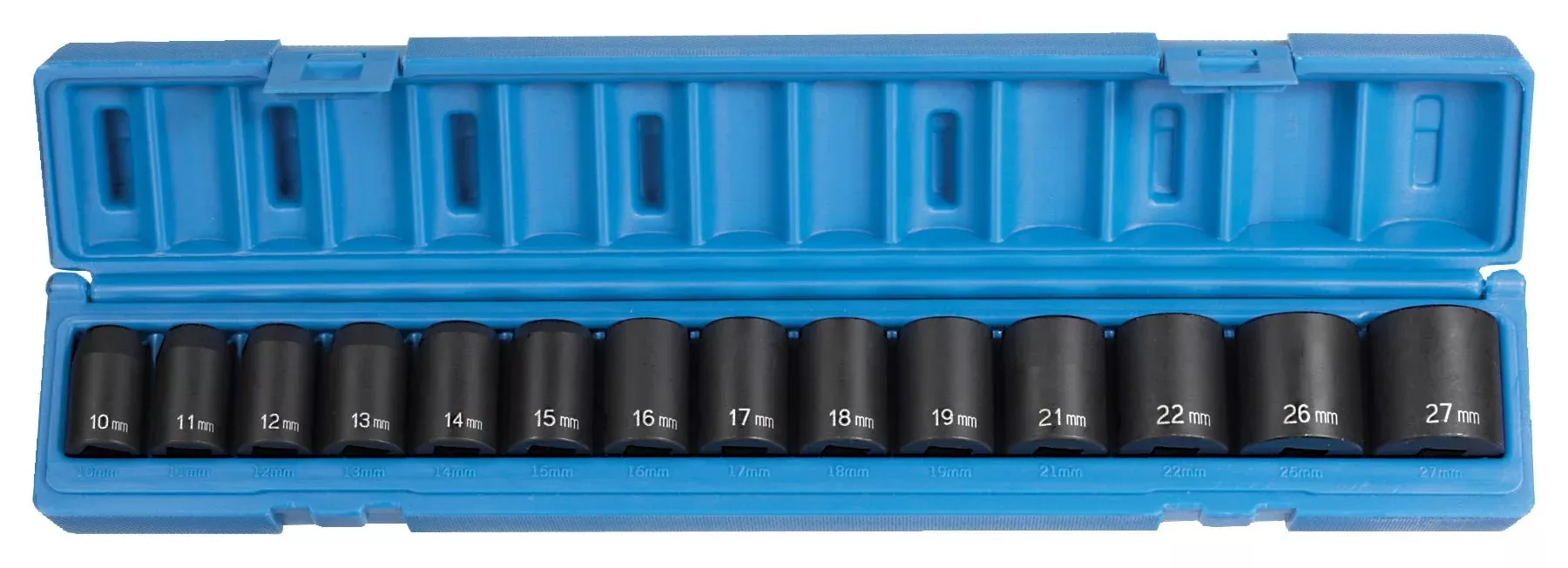 Grey Pneumatic 1412M 1/2” Drive Standard Length Metric Set – 14 Piece
