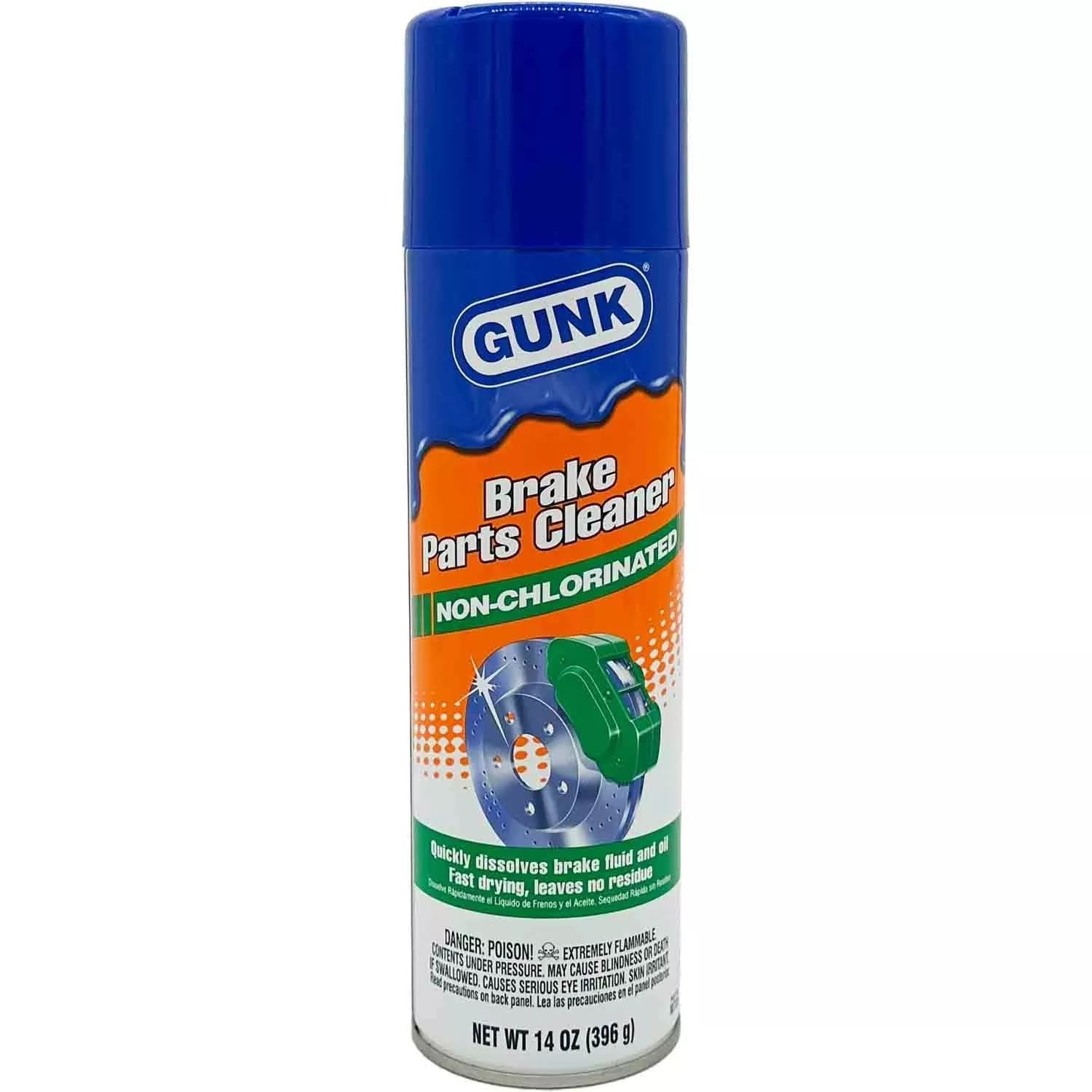 Gunk M705 Non-Chlorinated Brake Parts Cleaner – 14oz