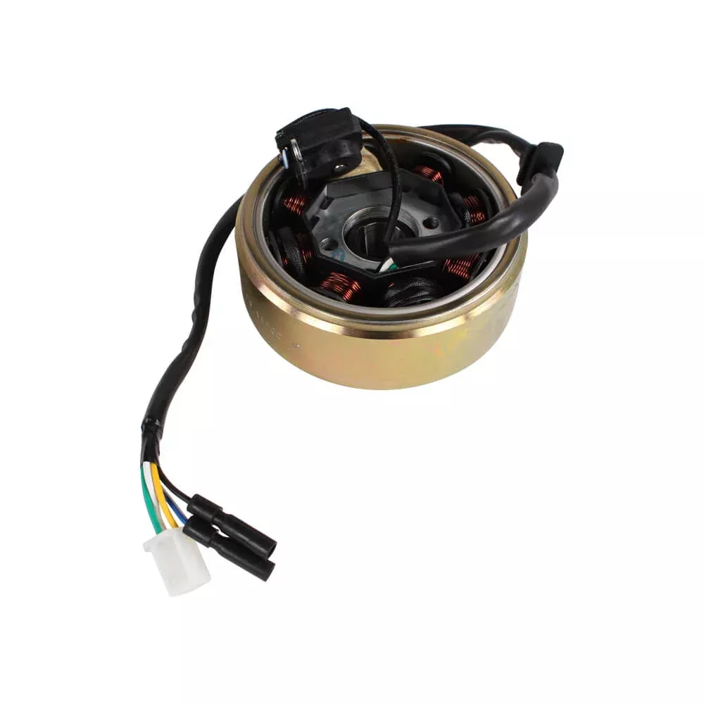 GY6 8-Coil 5-Wire AC Stator & Flywheel Kit | 125cc 150cc