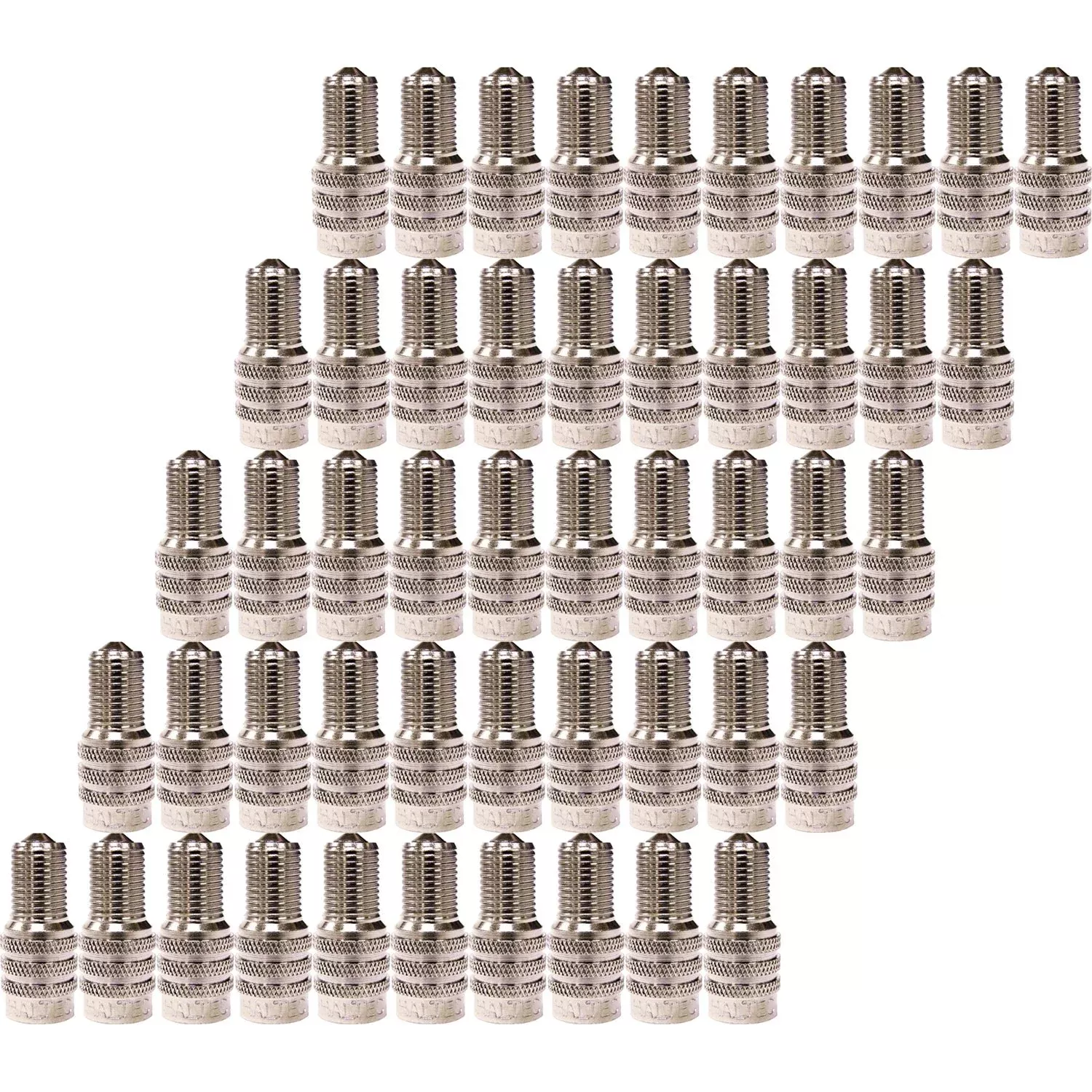 Haltec DS-1 Double Seal Flow-Through Valve Cap Pack of 50