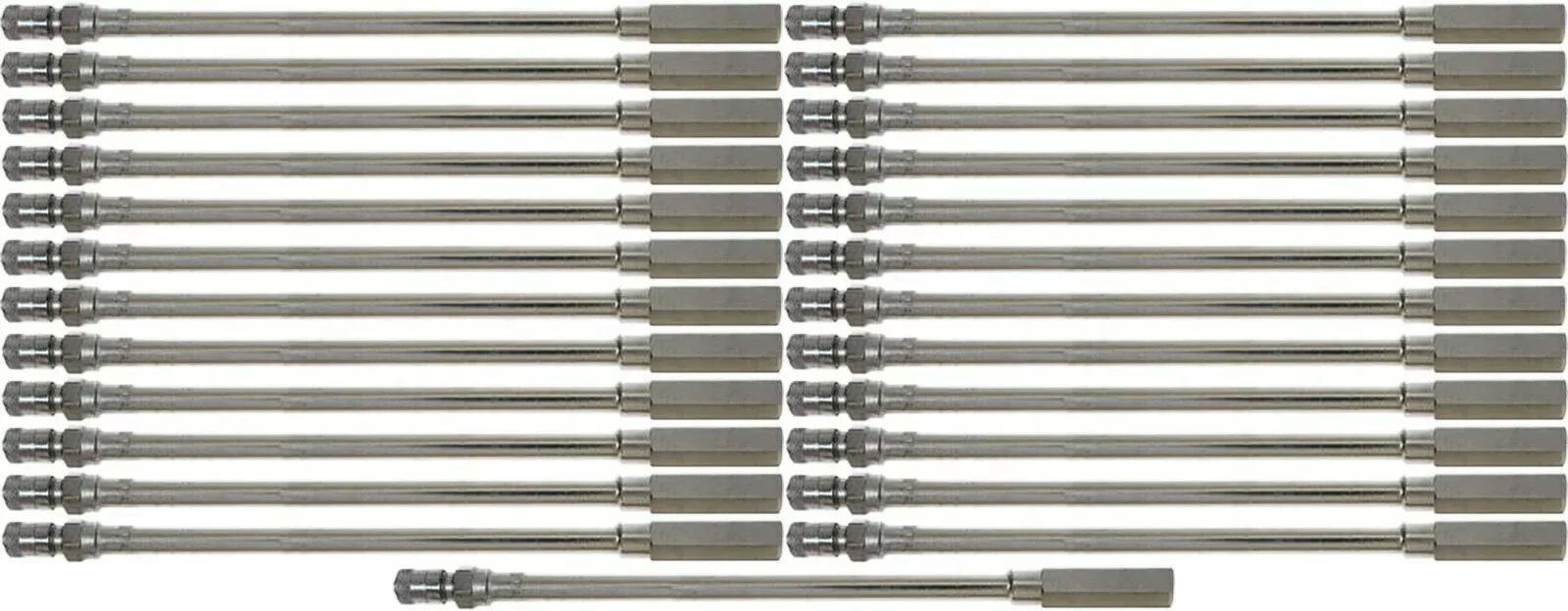 Haltec HE-393 6" Light Weight Valve Extension with 1" Long Collar Pack of 25
