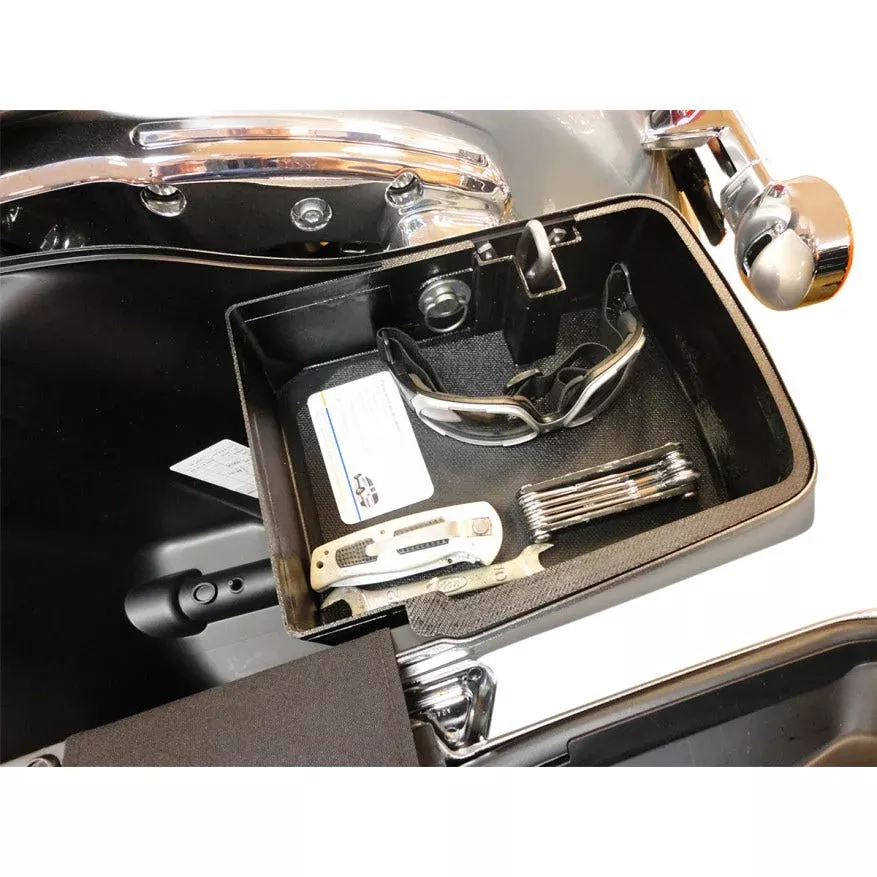 Hard Bagger Left Side Saddlebag Tray Organizer Harley FLH Hard Saddlebags 14-15