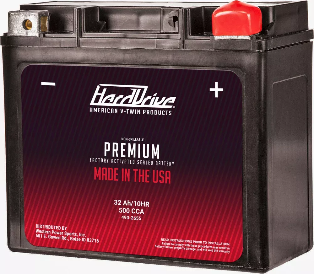 HARDDRIVE All Touring Models 97'-21'. GYZ32HL / YIX30L PREMIUM BATTERY