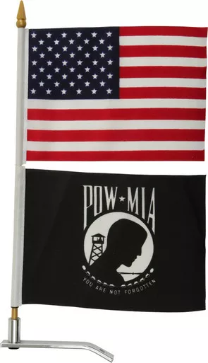 Harddrive Flag / Mount Usa/Pow Mia Trunk Tab Mount – 77-014