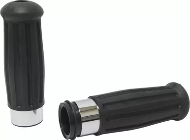 Harddrive Grips Vintage Chrome Ring Throttle By Wire – 72-194