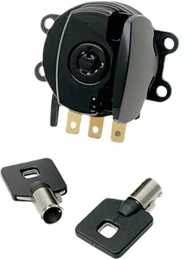 Harddrive Ign Switch Fxst/Flst Black - 27-041BK