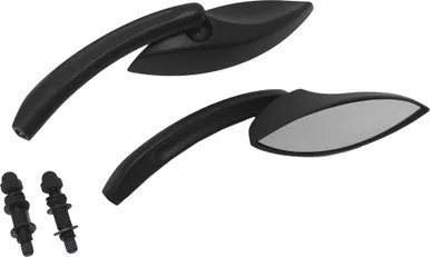 Harddrive Mirrors Black Eliptical Black – 18-223