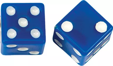 Harddrive Valve Stem Caps Blue Dice – W99-6217L(2)