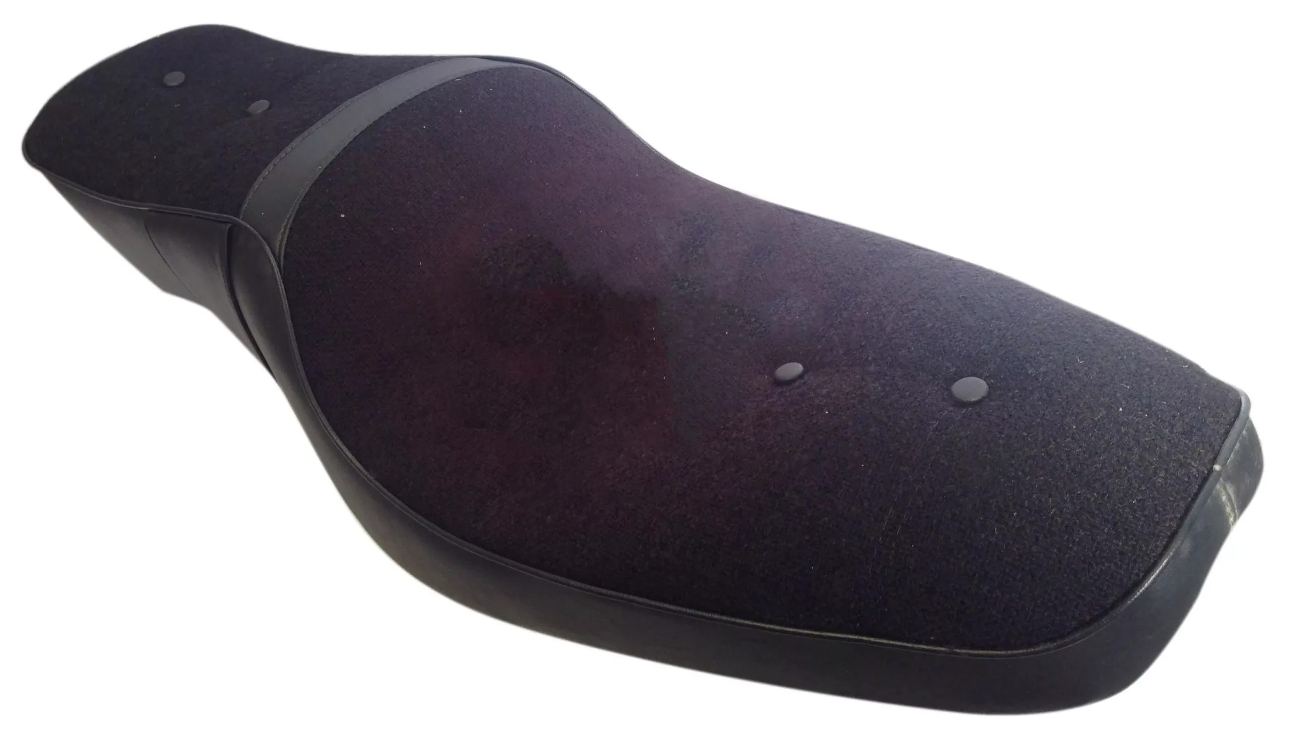Harley-Davidson Cloth & Vinyl Seat Black | Fits Ironhead, Sportster XL (1979-81)