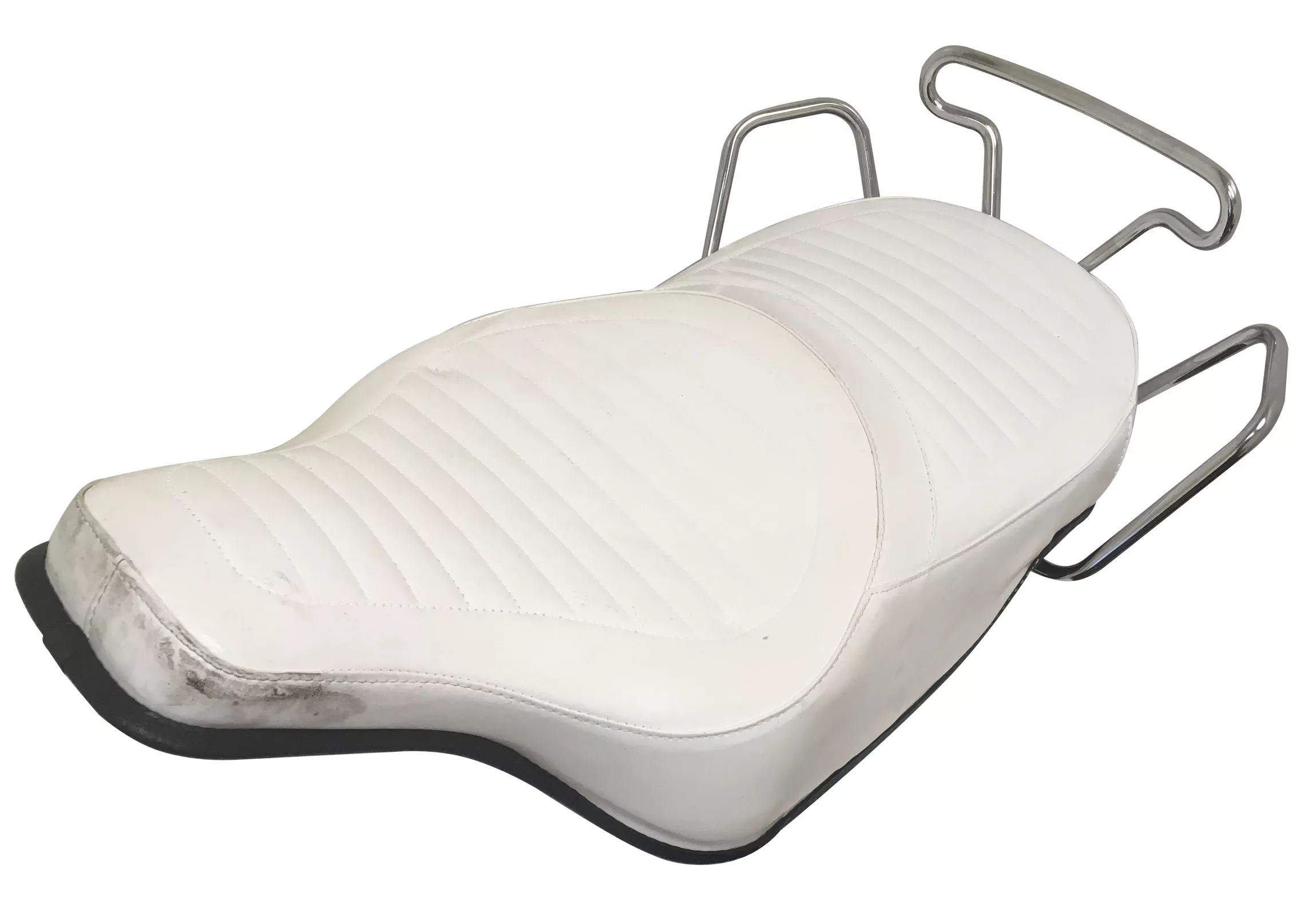 Harley-Davidson "Comfort-Flex" Seat White | Harley-Davidson Big Twins 74"
