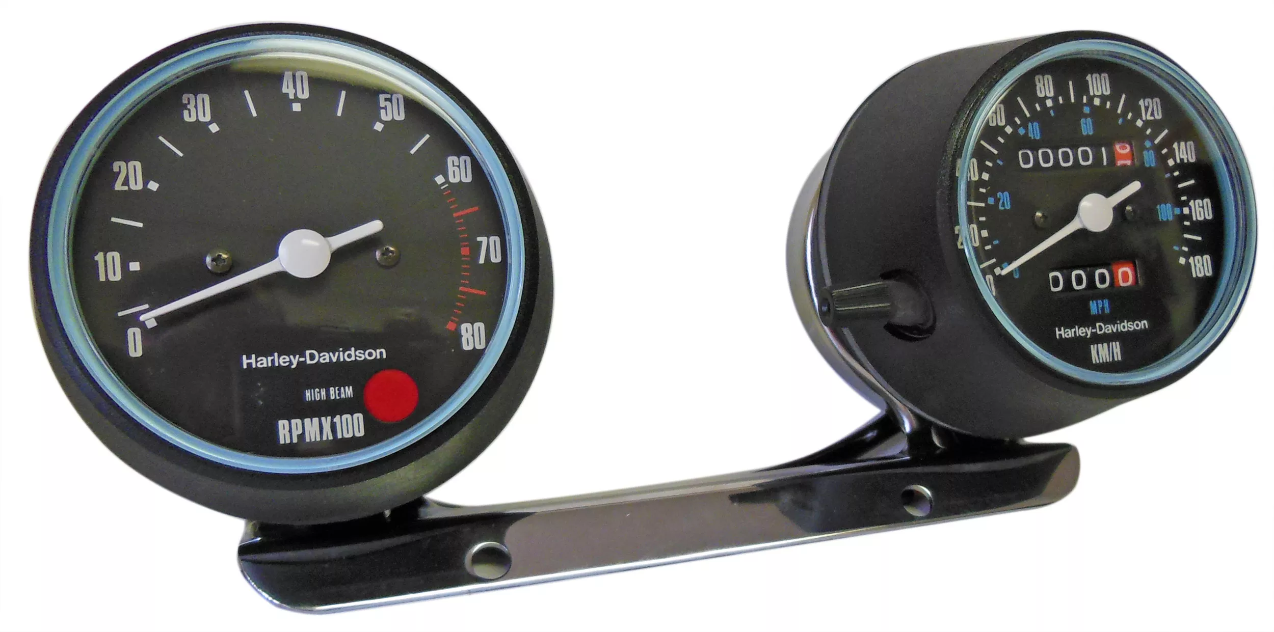 Harley-Davidson Tach & Speedometer For Sportster XL | KM/H